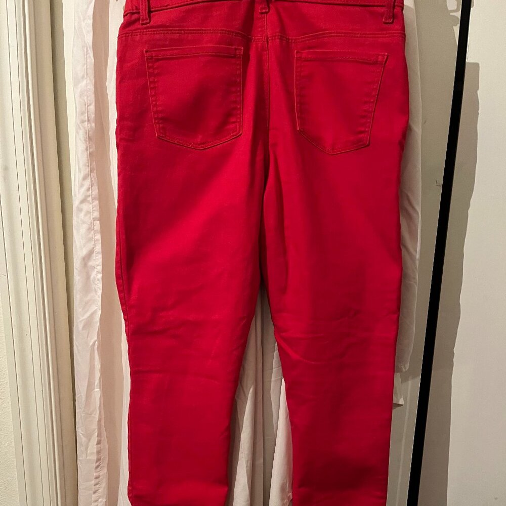 Red Skinny Pants